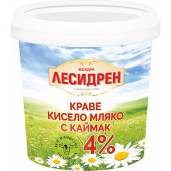 Лесидрен краве кисело мляко 4% (990 г)