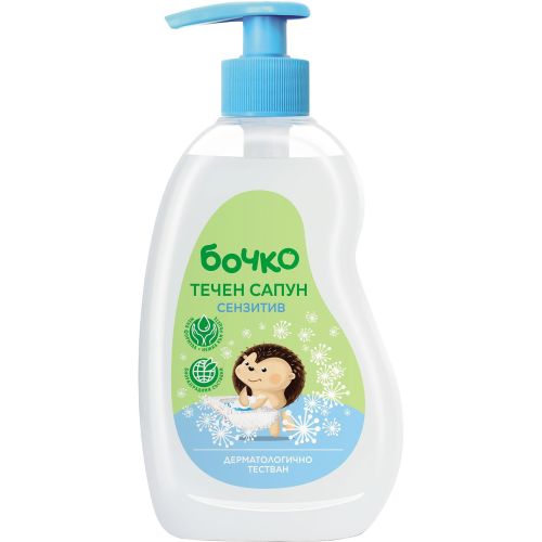 Бочко Sensitive течен сапун (410 мл)