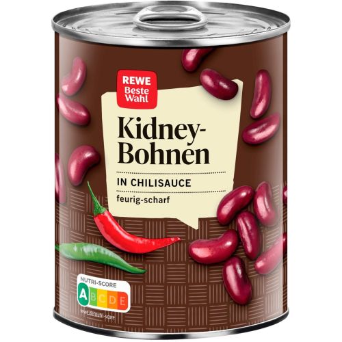 REWE червен боб в чили сос (420 г)