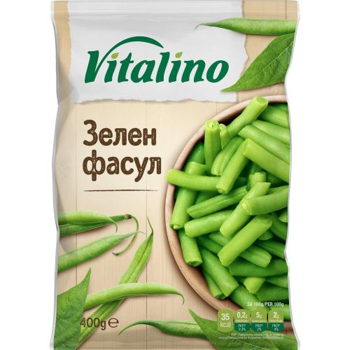 Vitalino замразен зелен фасул (400 г)