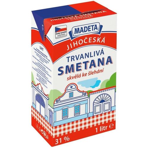 Madeta млечна сметана 31% UHT (1 л)