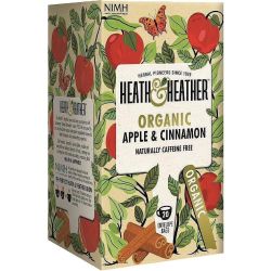 Heath & Heather био чай ябълка и канела, 20 бр. (50 г)