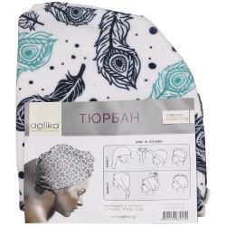 Aglika тюрбан щампа фигури мотиви (1 бр.)