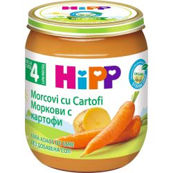Hipp био пюре ранни моркови и картофи (125 г)