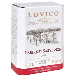 Lovico червено вино каберне совиньон Bag In Box (3 л)
