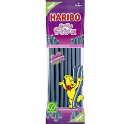 Haribo Balla Stixx с пълнеж от малини и боровинки (200 г)