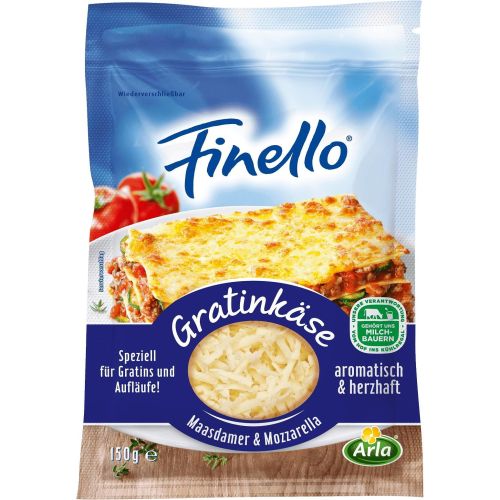 Arla Finello настъргано сирене за огретен (150 г)