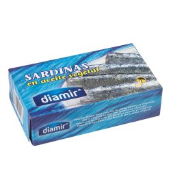 Diamir сардини в растително масло (125 г)