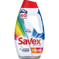 Savex 2in1 Color течен препарат за пране, 60 пранета (2.7 л)