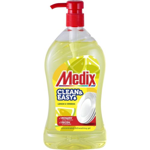 Medix Clean & Easy препарат за съдове лимон, с помпа (800 мл)