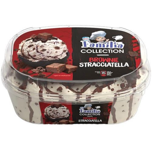 Nestle Familia Collection сладолед брауни страчатела (900 мл)