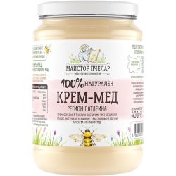 Майстор Пчелар мед-крем, 100% натурален (400 г)