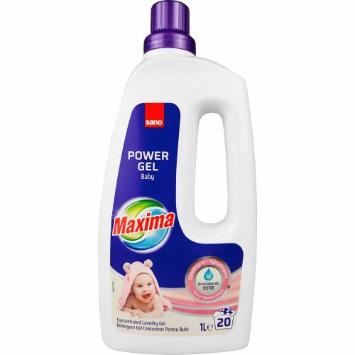 Sano Maxima Baby течен перилен препарат, 20 пранета (1 л)