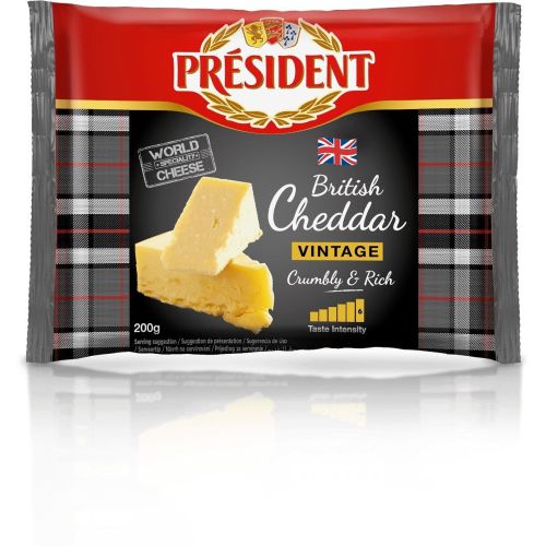 President винтаж английски чедър (200 г)
