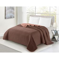 Dilios Ултрасоник Флорена шалте 160 х 220, праскова и кафяво (1 бр.)