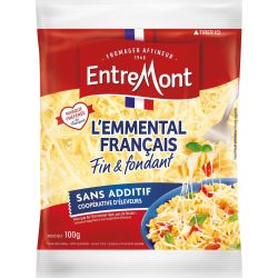EntreMont сирене ементал, настъргано (100 г)