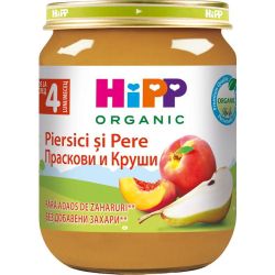 Hipp био пюре праскови и круши (125 г)