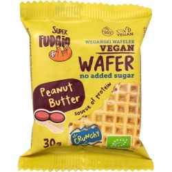 Super Fudgio био веган вафла с фъстъчено масло (30 г)