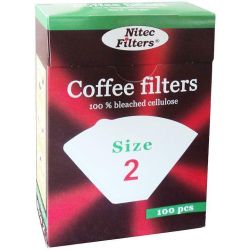 Nitec Filters филтър за хафе No 2, 100 бр. (1 бр.)