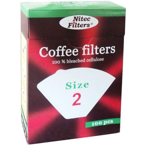 Nitec Filters филтър за хафе No 2, 100 бр. (1 бр.)