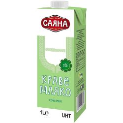 Саяна краве мляко 1% UHT (1 л)