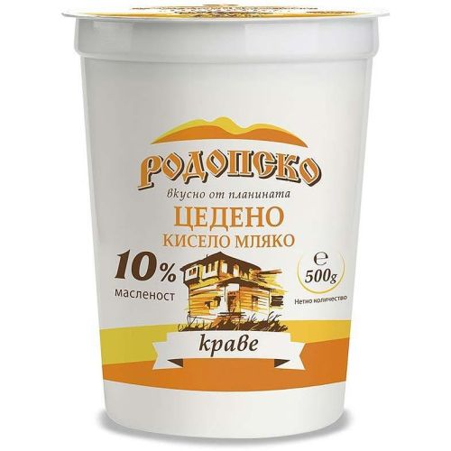 Родопско цедено кисело мляко 10% (500 г)