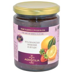 Agrisicilia конфитюр от италиански лимони и ягоди (360 г)