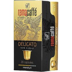 RemaCaffe Premium Selection Delicato кафе капсули, съвместими с Nespresso (20 бр.)
