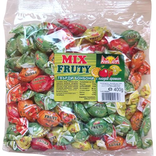 Алпи Mix Fruity твърди бонбони (400 г)