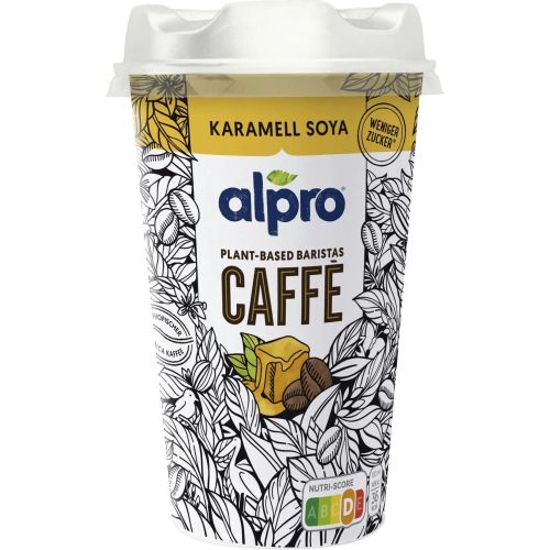 Alpro кафе напитка с карамел или бадем (235 мл)