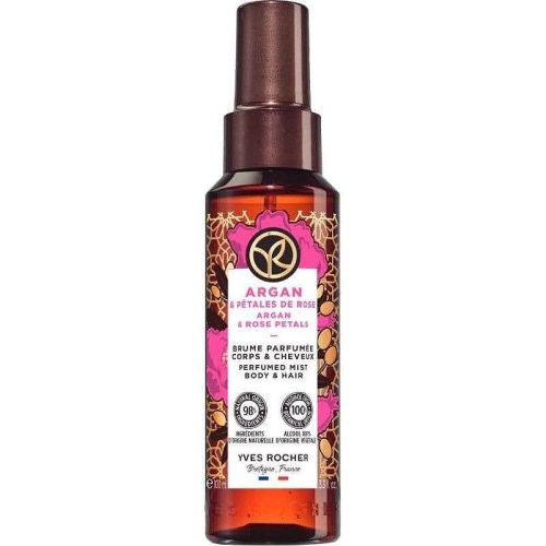 Yves Rocher Argan & Rose спрей за тяло и коса (100 мл)