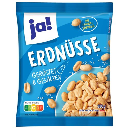 JA! печени осолени фъстъци (200 г)