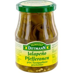 Feinkost Dittmann люто нарязано халапеньо (160 г)