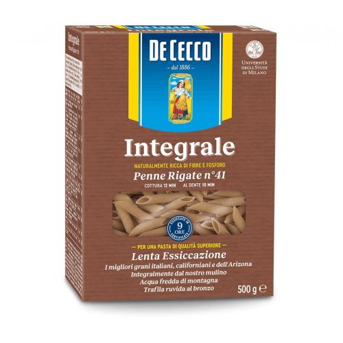 De Cecco пълнозърнесто Пене Ригате (500 г)