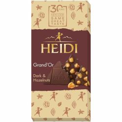 Heidi Grand'Or тъмен шоколад с цял лешник (100 г)