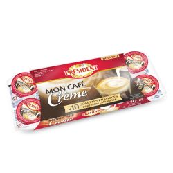 President сметана за кафе млечна, 10 бр. х 9.8 г (98 г)