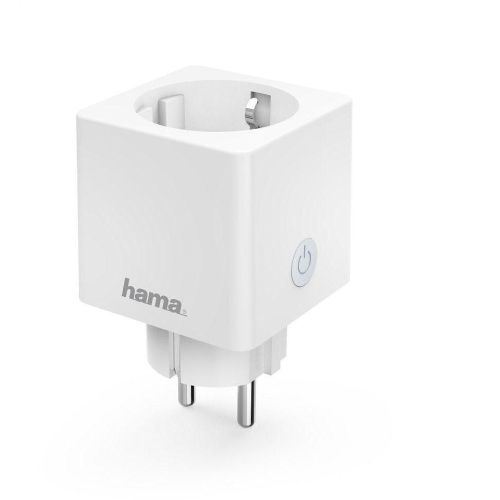 Hama Smart Mini WiFi контакт с измерване на консумацията, 3680 W (1 бр.)