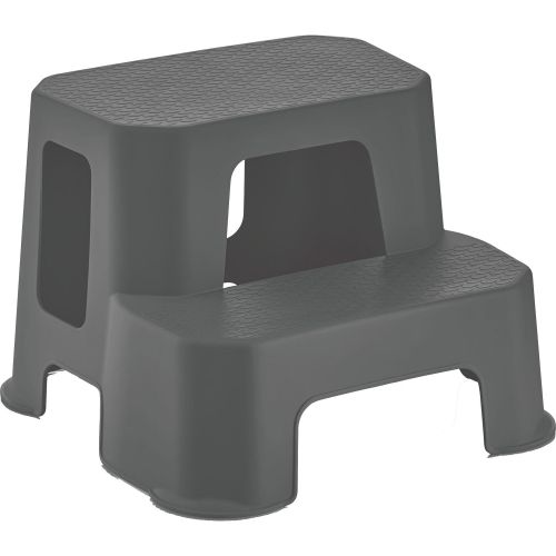 Horecano Home табуретка стълба антрацит, 39.5 см х 38.4 см х 28.3 см (1 бр.)