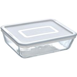 Pyrex Cook правоъгълна купа с капак, 1.6 л (1 бр.)