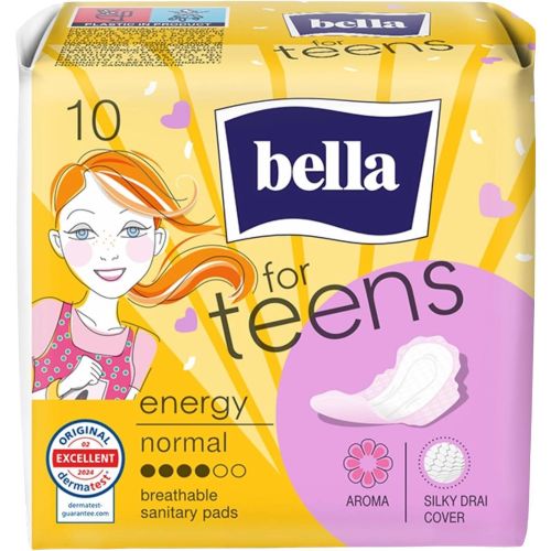 TZMO Bella For Teens Energy Normal дамски превръзки (10 бр.)