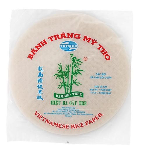 Bamboo Tree оризова хартия кръгла, 25 см (340 г)