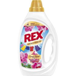 Rex Aromatherapy Orchid течен перилен препарат за цветно пране, 20 пранета (900 мл)