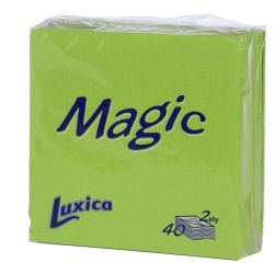 Luxica Magic цветни салфетки , 2 пласта, 33х33 см, 40 бр. (40 бр.)