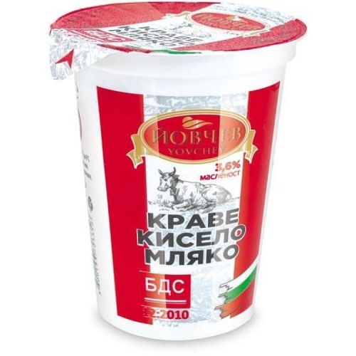 Йовчев краве кисело мляко 3.6% (400 г)