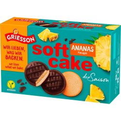 Griesson Soft Cake бисквити с ананас и шоколад (300 г)