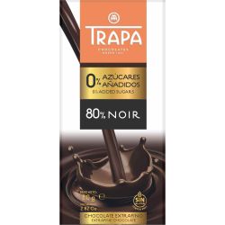 Trapa шоколад без захар, 80% какао (80 г)
