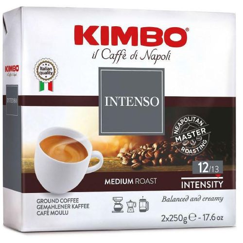 Kimbo Aroma Intenso мляно кафе, промо пакет, 2 бр. х 250 г (500 г)