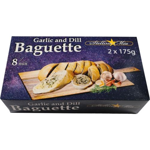 Stellina Mia багета с чесън и копър, 2 х 175 г (350 г)