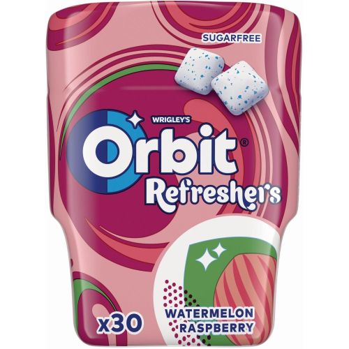 Orbit Refreshers дъвки диня и малина, 30 дражета (67 г)