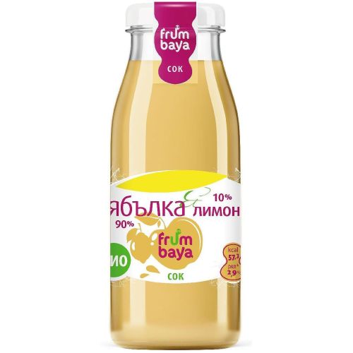 Frumbaya био сок ябълка и лимон (250 мл)